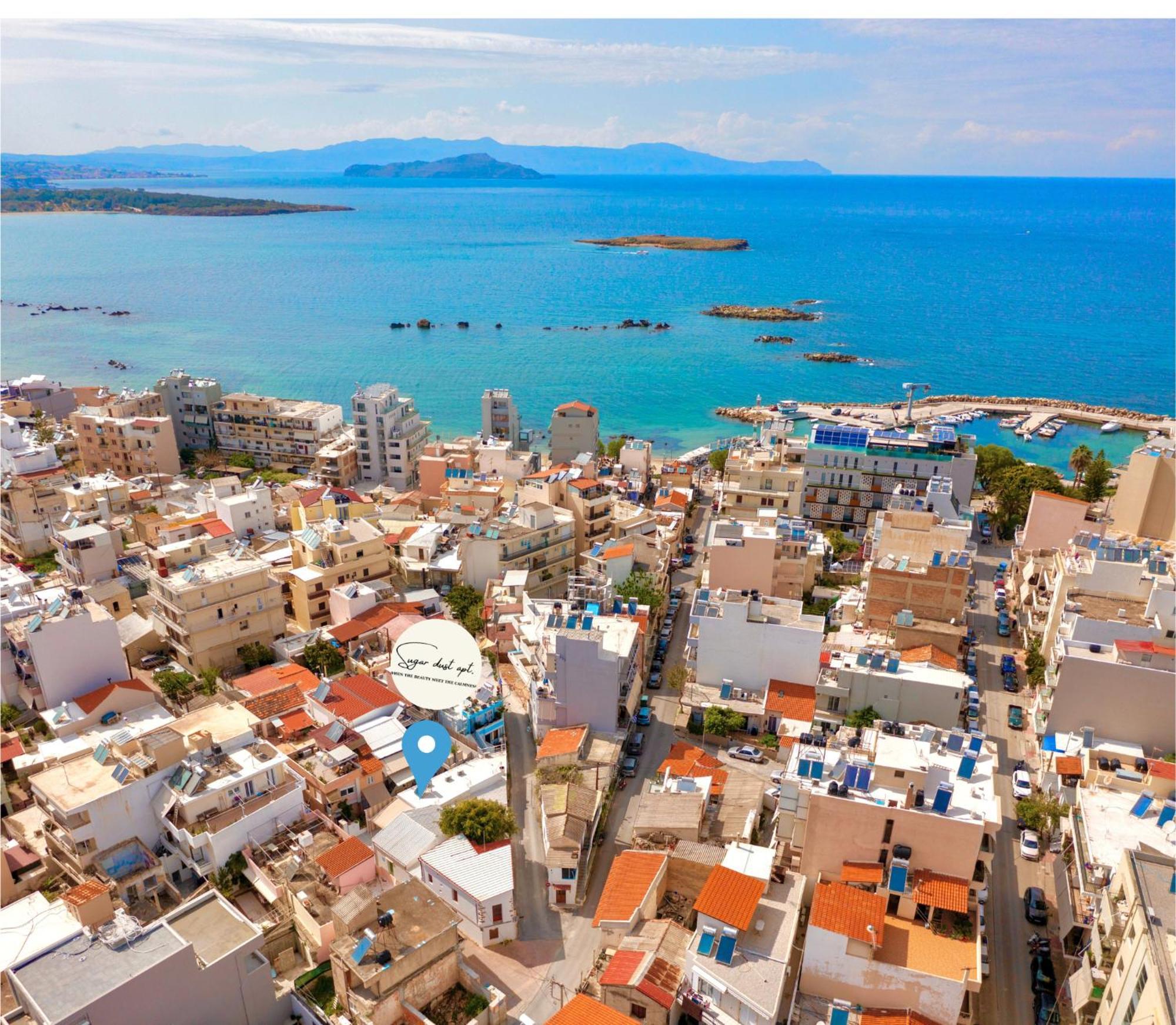 Sugardustapt Luxury Stay 150M From The Cretansea Chania  Eksteriør billede